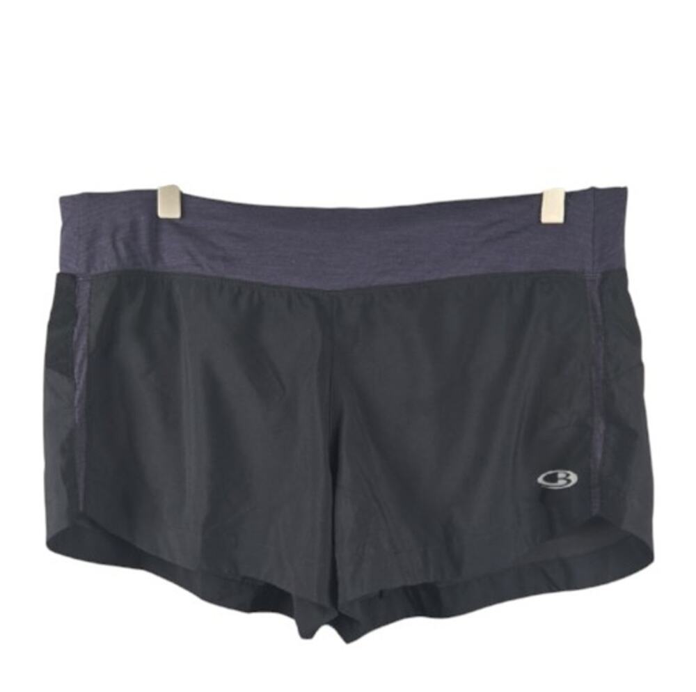 Icebreaker Spark Short Running Short Black Purple Size Large